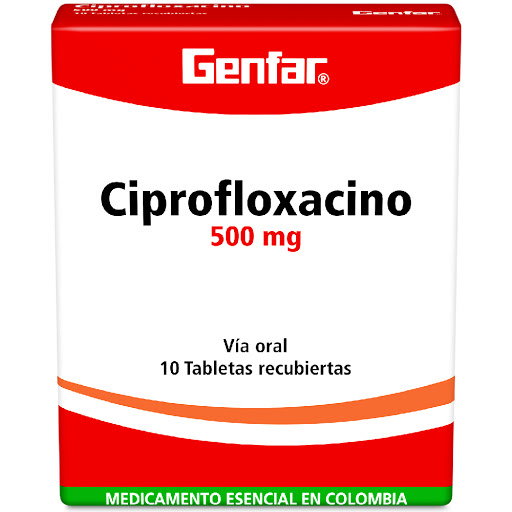 Ciprofloxacino 500 mg Genfar - tableta