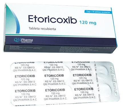 ETORICOXIB QM PHARMA 90 mg X Unidad