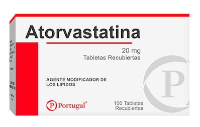 Atorvastatina 20mg Tableta recubierta x unidad