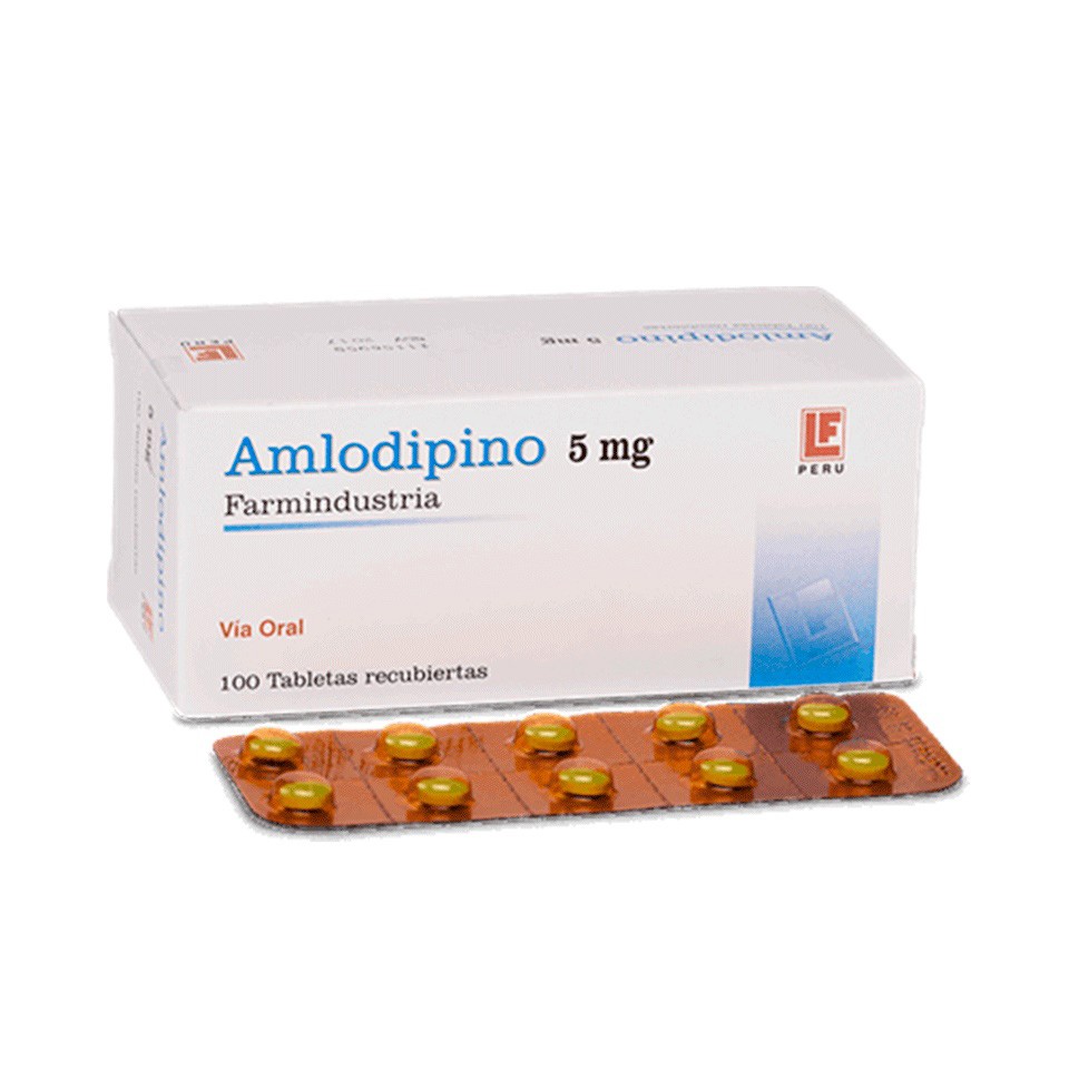 AMLODIPINO 5 mg x unidad