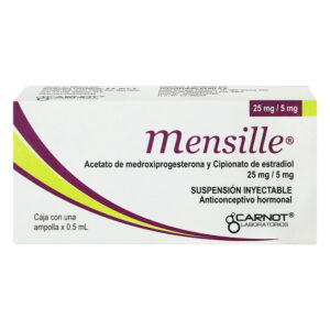 MENSILLE 25 mg/5 mg Caja Ampolla x 0.5 mL INYECTABLE