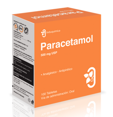 PARACETAMOL 500mg x unidad - INDUQUÍMICA