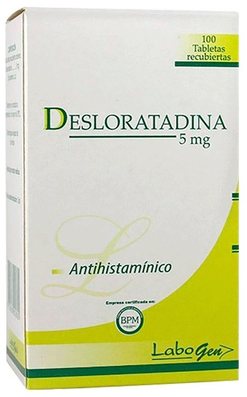 DESLORATADINA 5 mg - Labo gen - tabletas