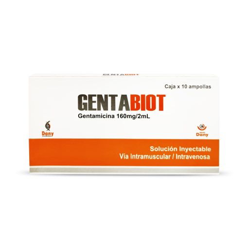 GENTABIOT 160 mg/ 2 mL Caja Ampolla x 2 mL INYECTABLE