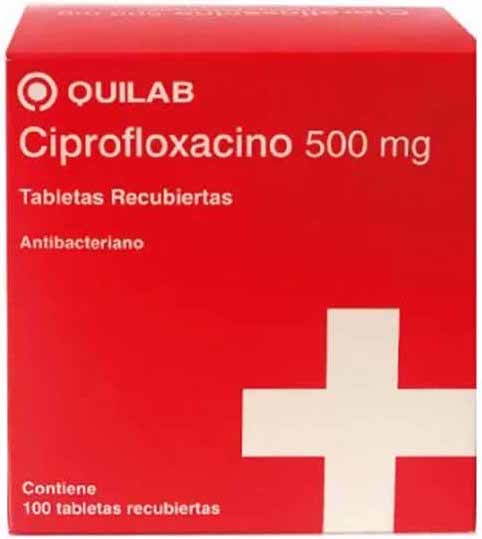 Ciprofloxacino 500 mg - Quilab - tabletas