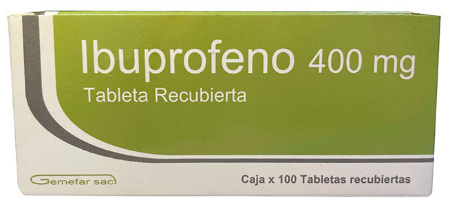 Ibuprofeno 400 mg - Gemefar - tabletas