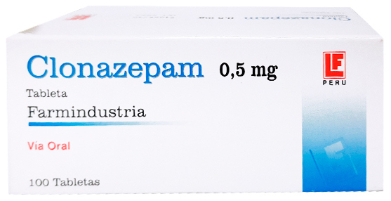 CLONAZEPAM 0.5 mg x unidad - Farmindustria