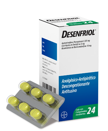 Desenfriol Comprimido Recubirto BAYER x unidad
