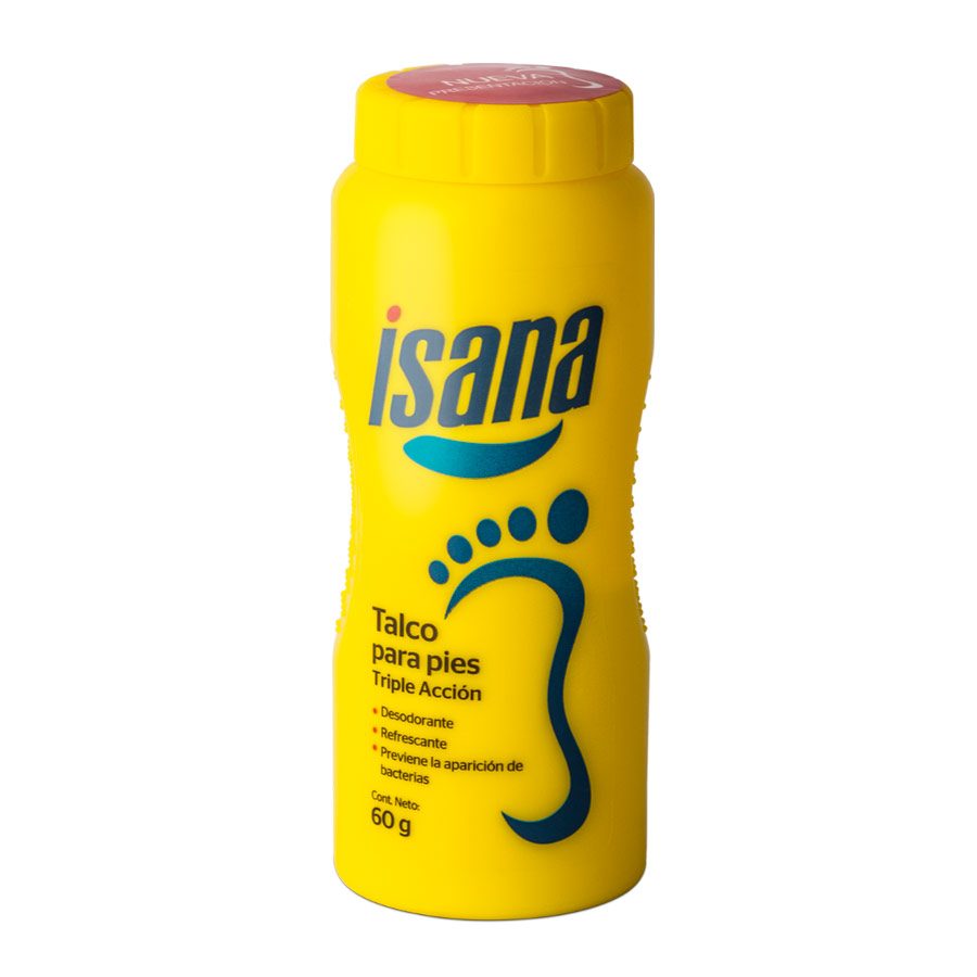 Talco para Pies Triple Acción ISANA 60g