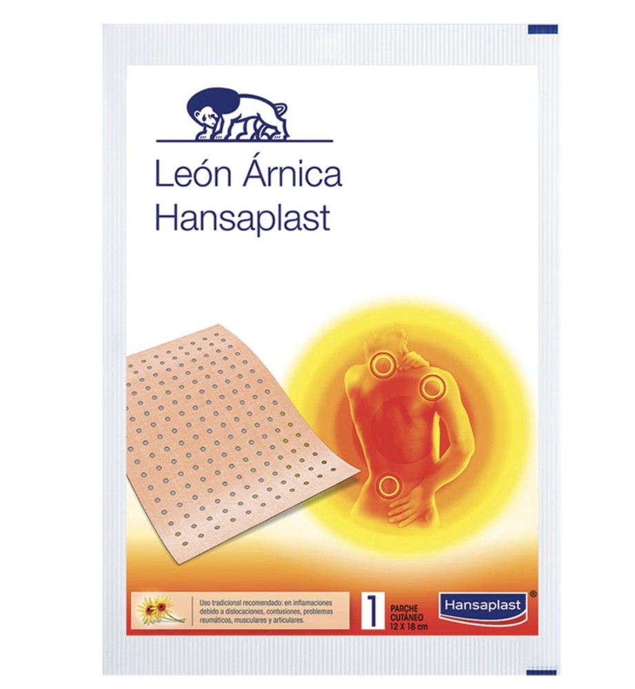 LEÓN ÁRNICA HANSAPLAST 1 Parche Cutáneo 12x18 cm