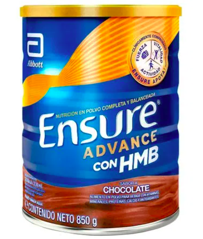 ENSURE ADVANCE con HMB Chocolate 850g