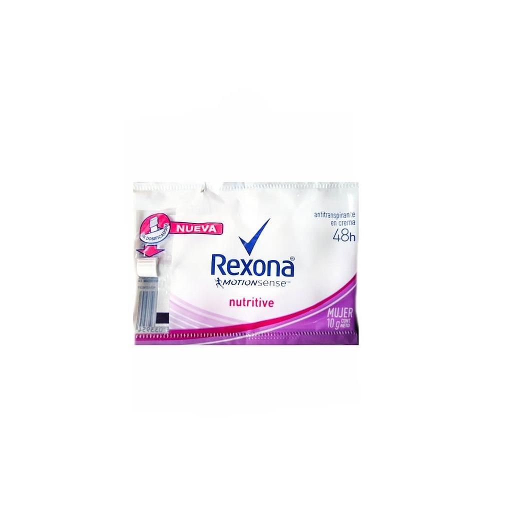 ANTITRANSPIRANTE REXONA NUTRITIVE SACHET 10G