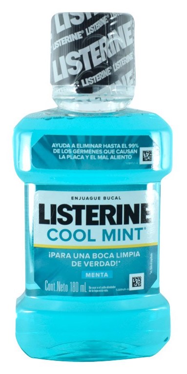 ENJUAGUE BUCAL LISTERINE COOL MINT 180 ML