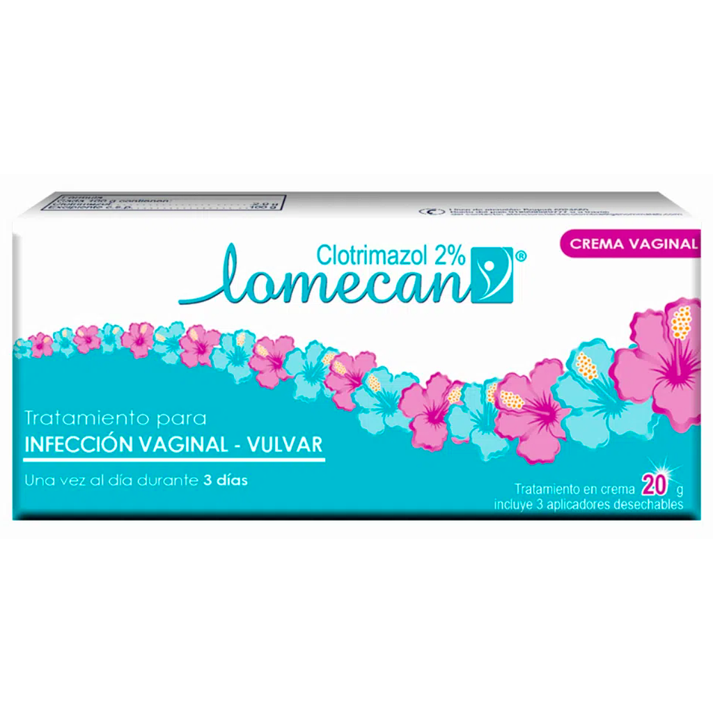 LOMECAN V Clotrimazol 2% - 20g