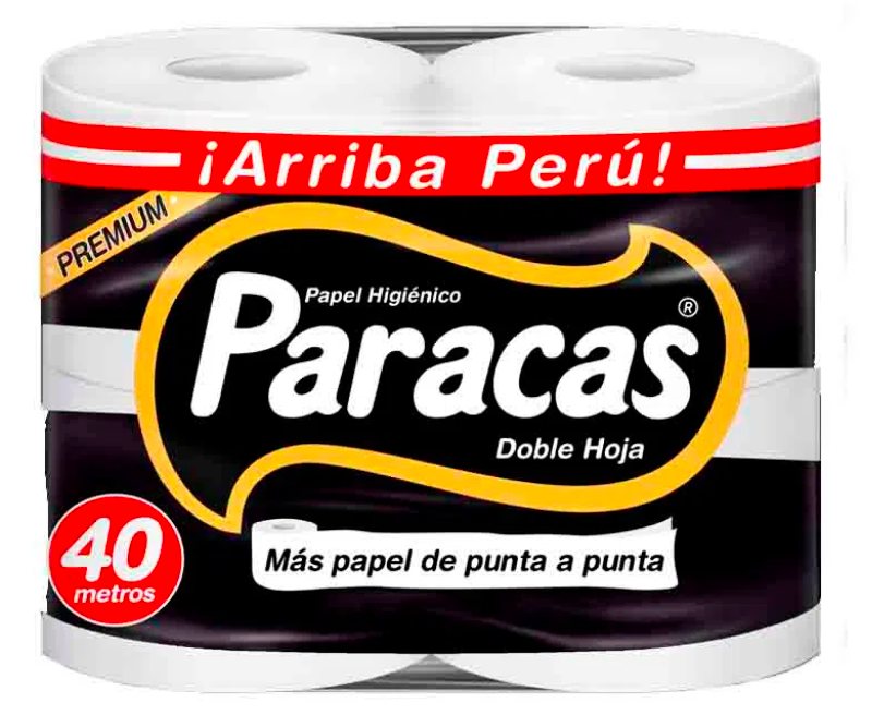 PAPEL HIGIENICO PARACAS NEGRO PACK X 4 UND