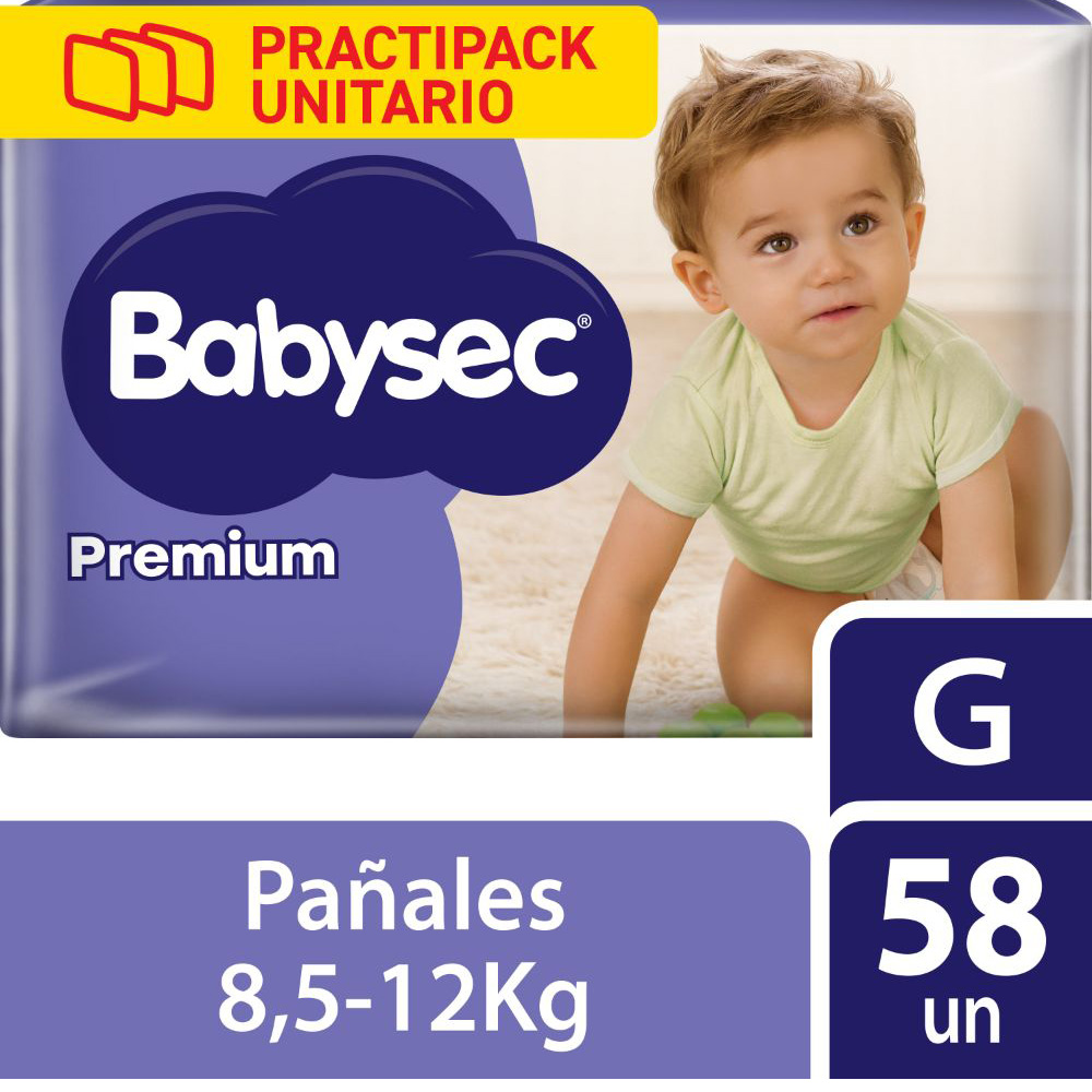 Pañal Babysec Super Premium G x unid