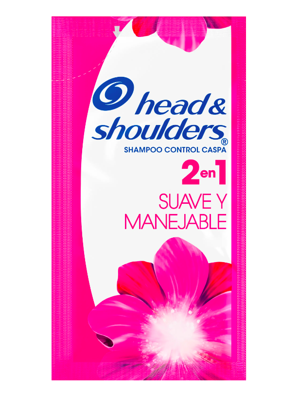 SHAMPOO HEAD &amp; SHOULDERS 2EN1 ROSADO 10ML