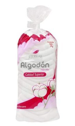 Algodón hidrófilo Sterilab 25 gr.