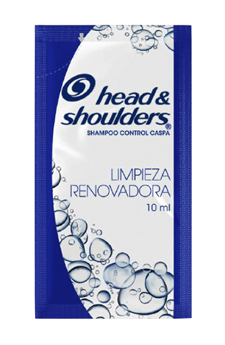 SHAMPOO HEAD &amp; SHOULDERS LIMPIEZA RENOVADORA AZUL 10ml