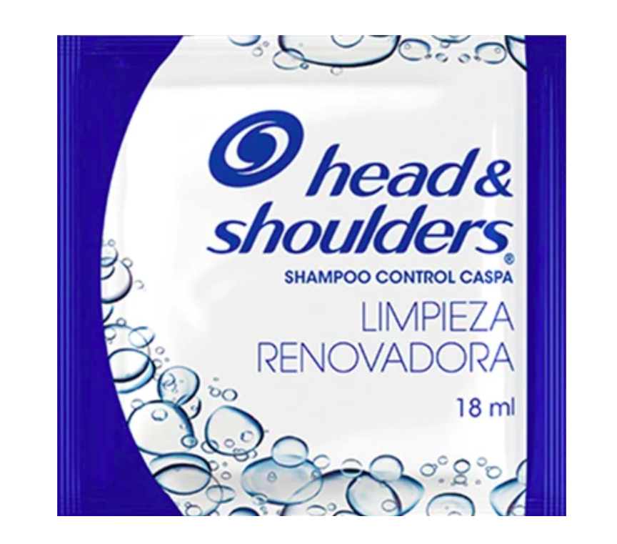 SHAMPOO HEAD &amp; SHOULDERS LIMPIEZA RENOVADORA 18ML