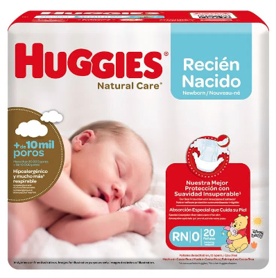 PAÑAL HUGGIES RN UNISEX x UNID