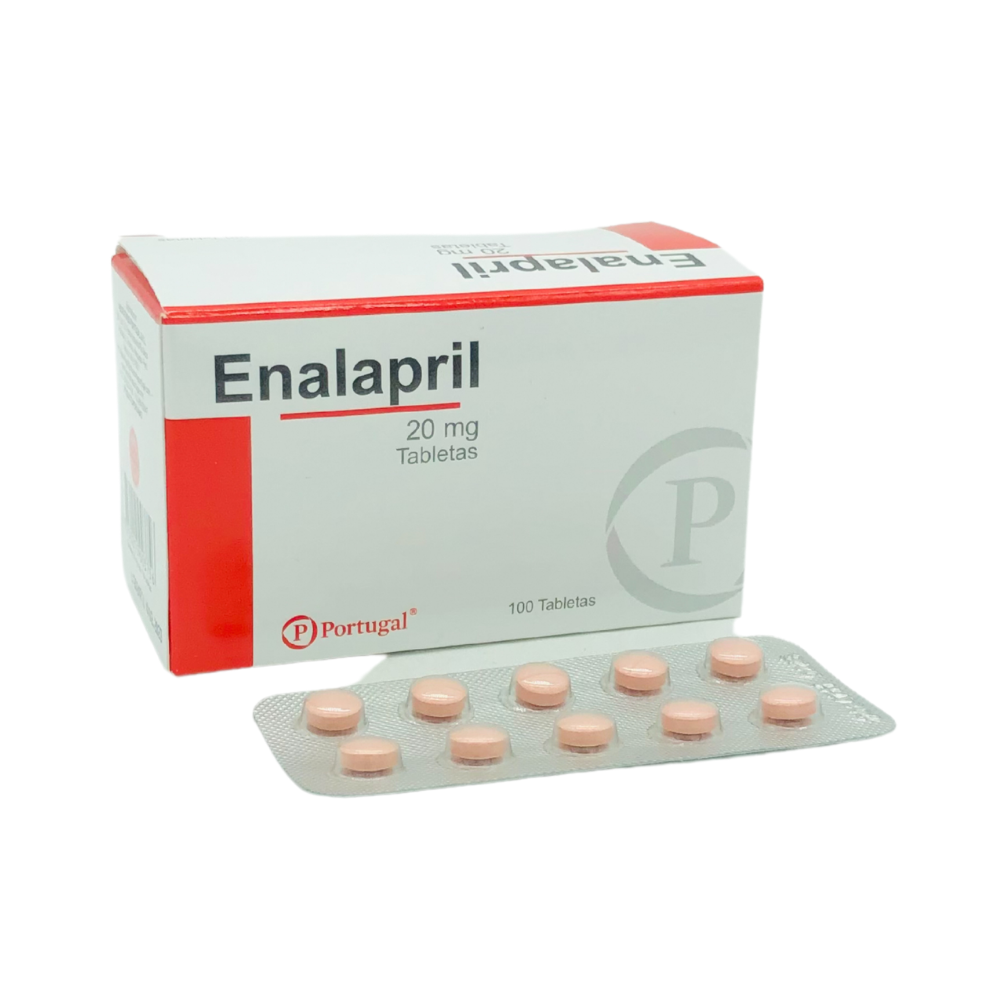 ENALAPRIL 20 mg Tableta Portugal x unid